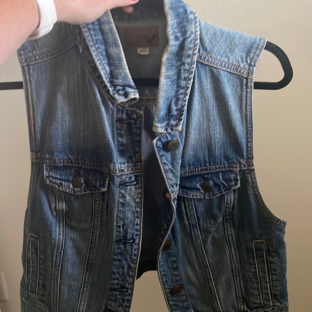 American Eagle Denim vest